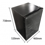 Acalava ALWC-28T65SFW 28瓶雙核半導體電子酒櫃 | 恆溫保濕 | 防紫外線玻璃門